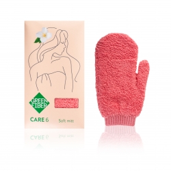 Green Fiber CARE 6, Варежка мягкая коралловая